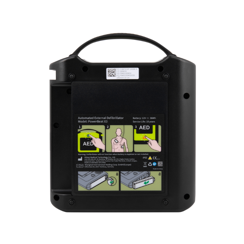 ViVest PowerBeat X3 AED (with 5" LCD Screen)