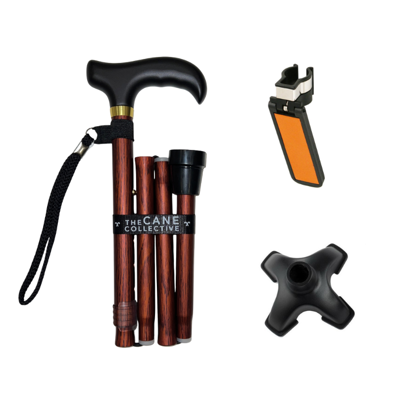 Wood Luxe Cane by The Cane Collective