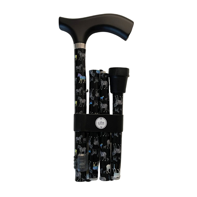 Zebras Crossing Cane by The Cane Collective