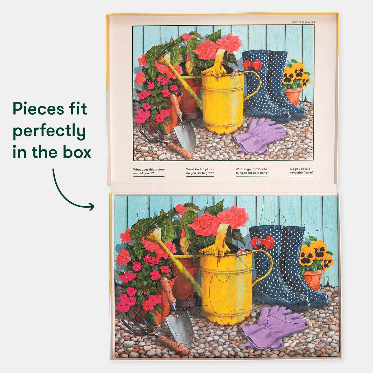 13-Piece Jigsaw Puzzle Blooming Lovely