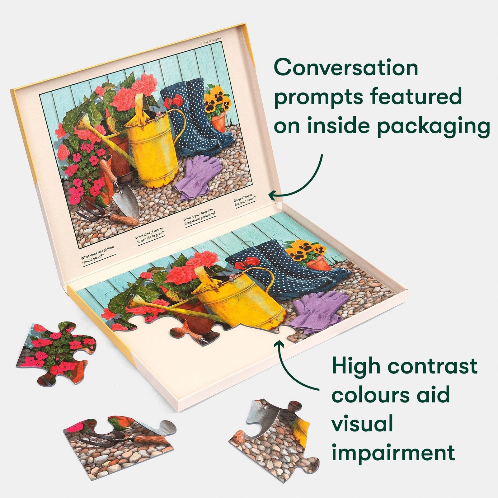 13-Piece Jigsaw Puzzle Blooming Lovely