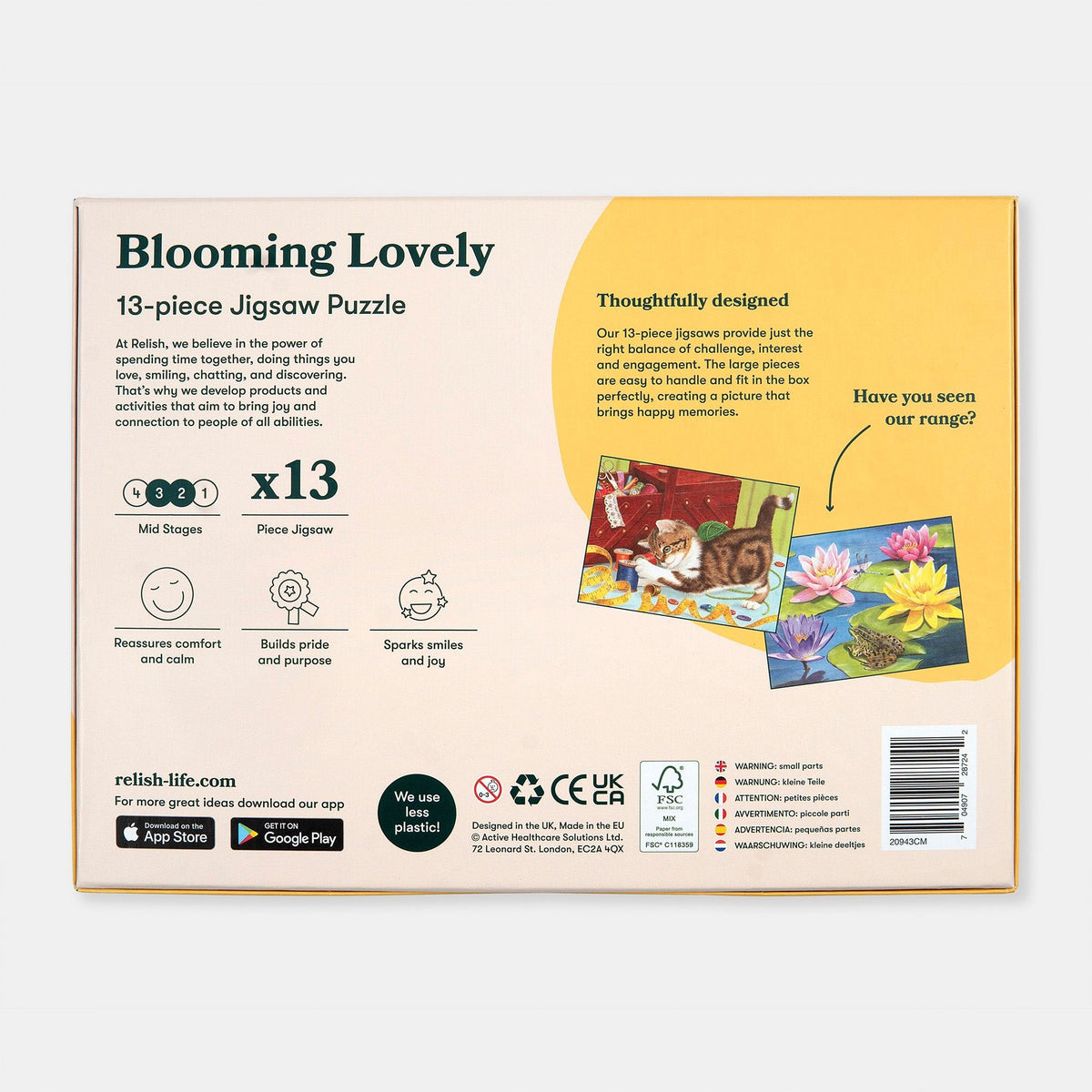 13-Piece Jigsaw Puzzle Blooming Lovely