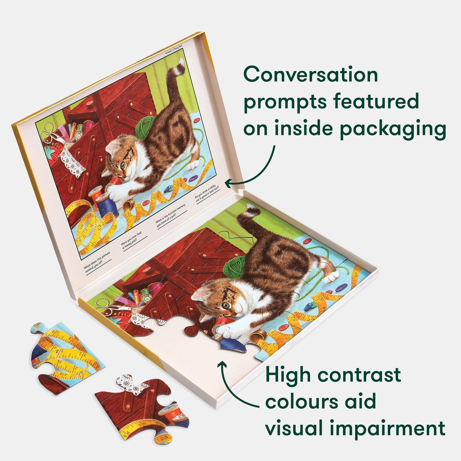 13-Piece Jigsaw Puzzle Life of a Kitten