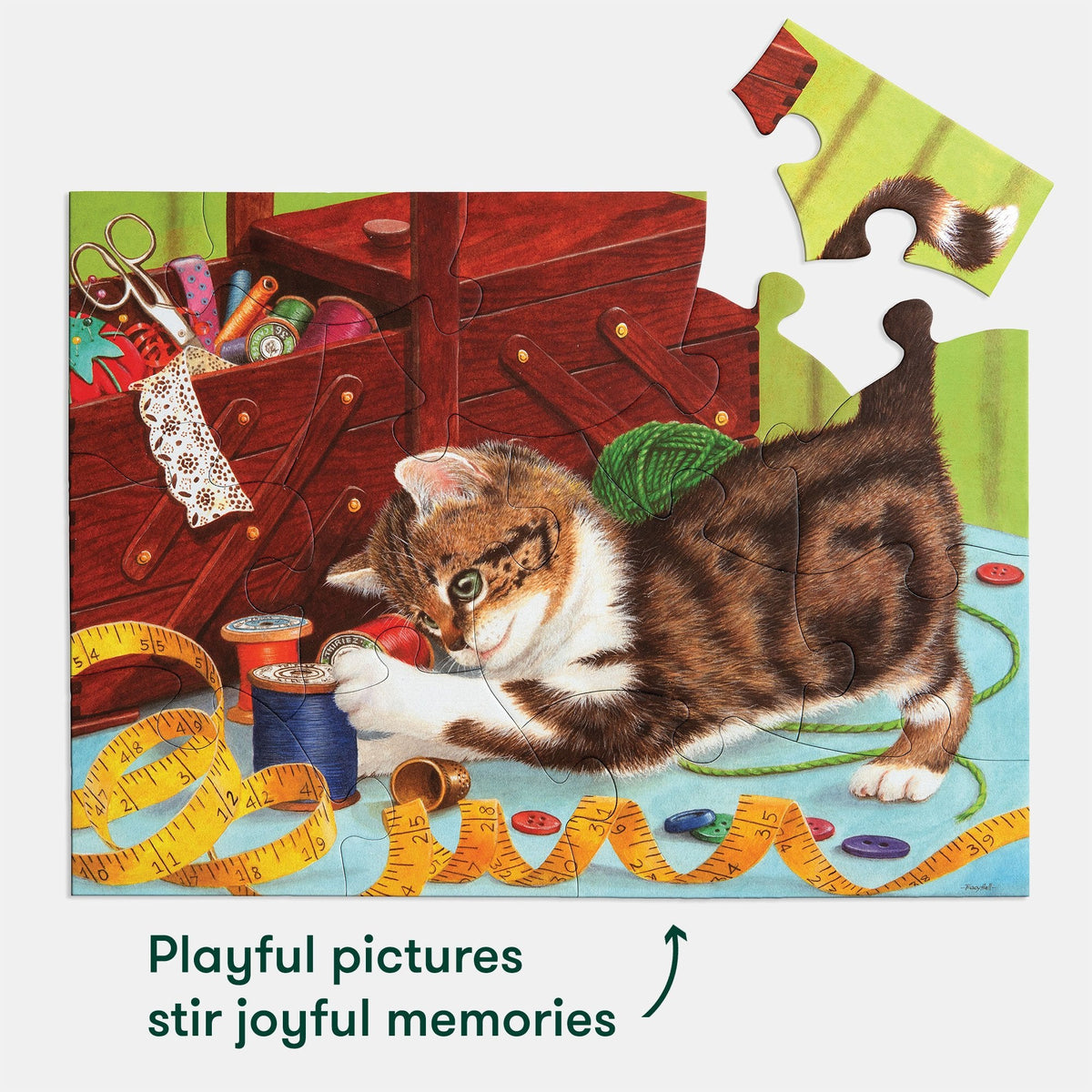 13-Piece Jigsaw Puzzle Life of a Kitten