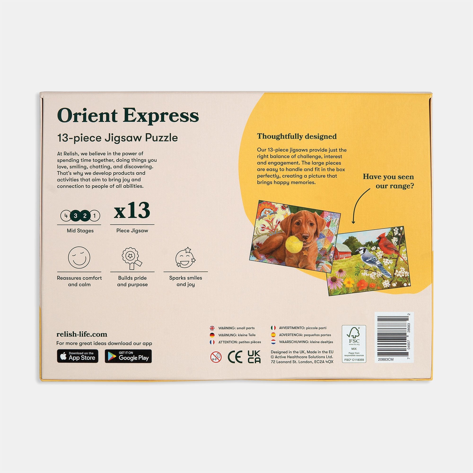 13-Piece Jigsaw Puzzle Orient Express