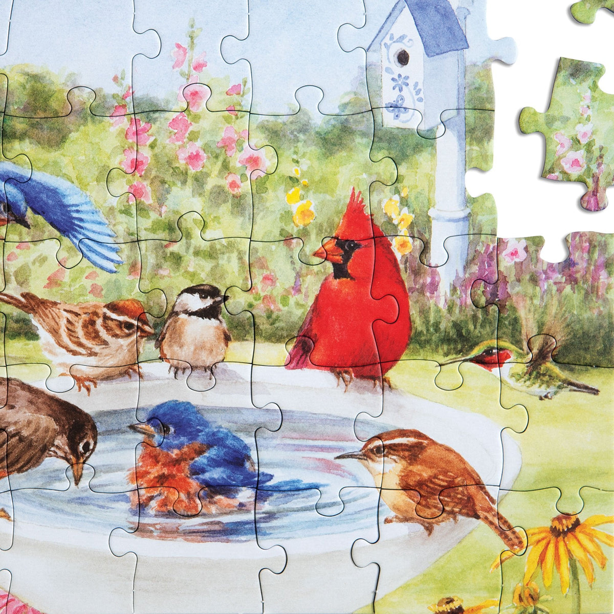 35-Piece Jigsaw Puzzle Bathing Birds