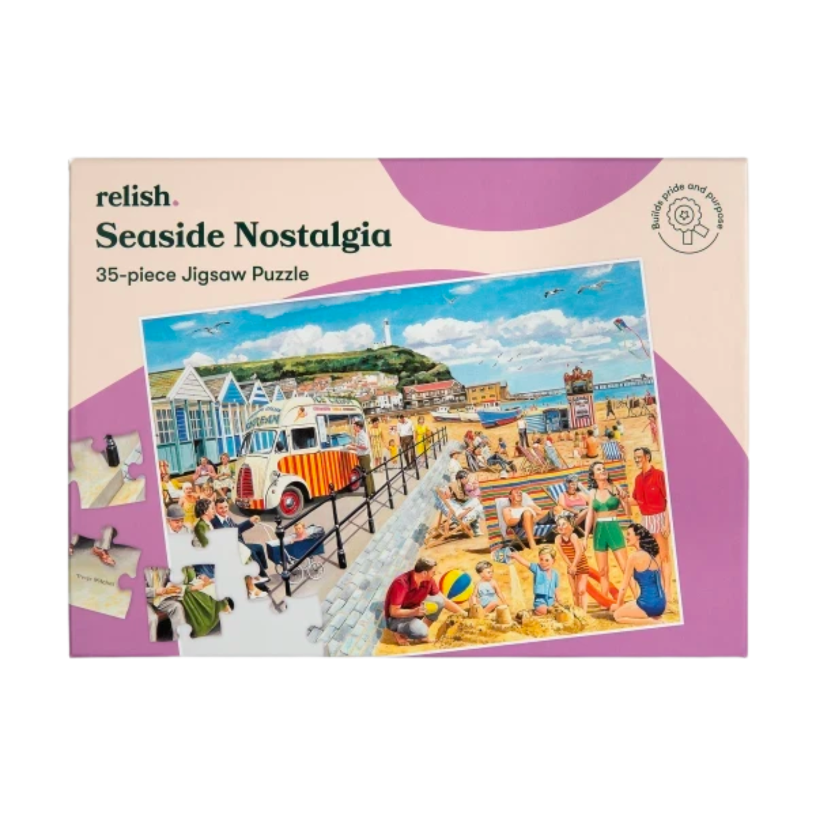 35-Piece Jigsaw Puzzle Seaside Nostalgia