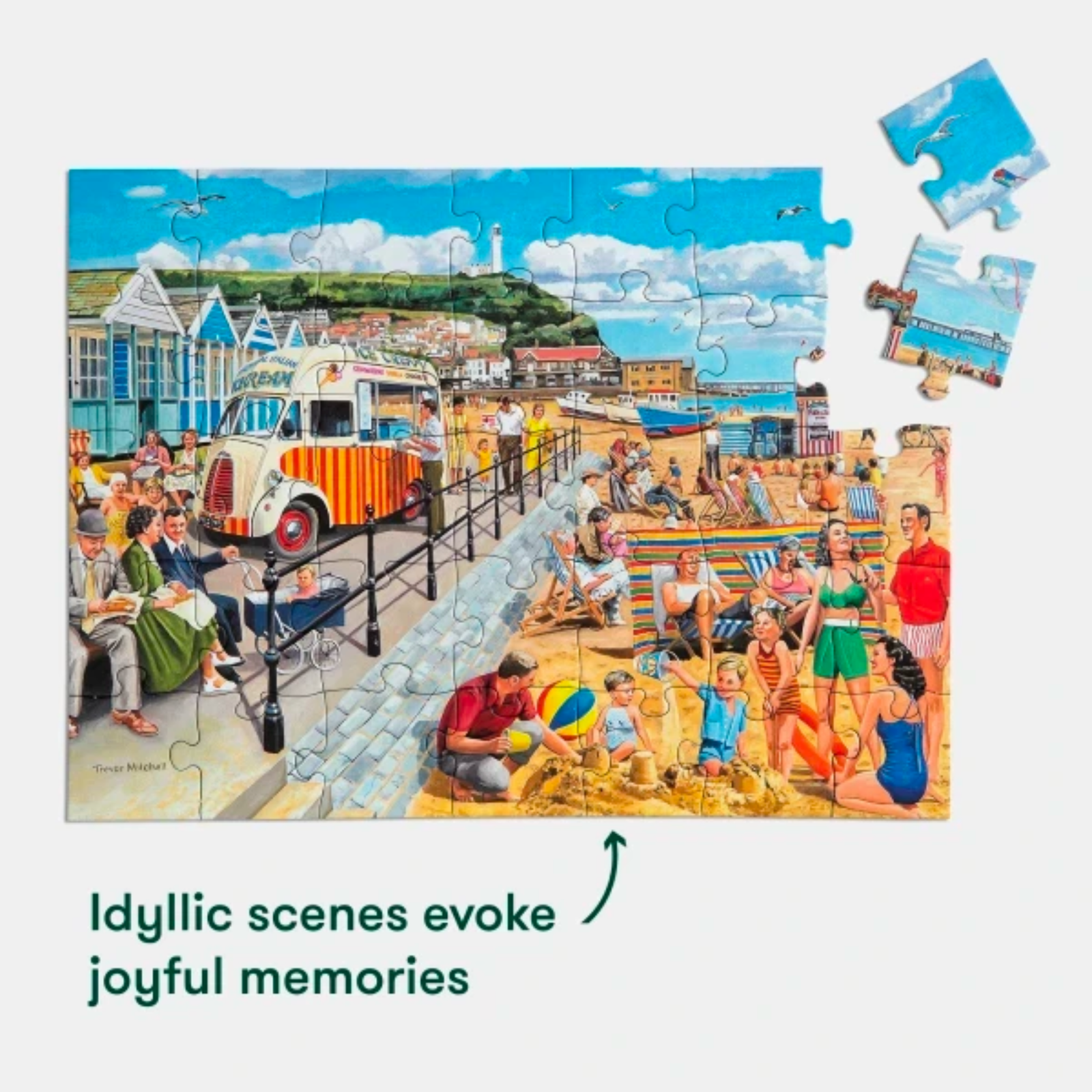 35-Piece Jigsaw Puzzle Seaside Nostalgia