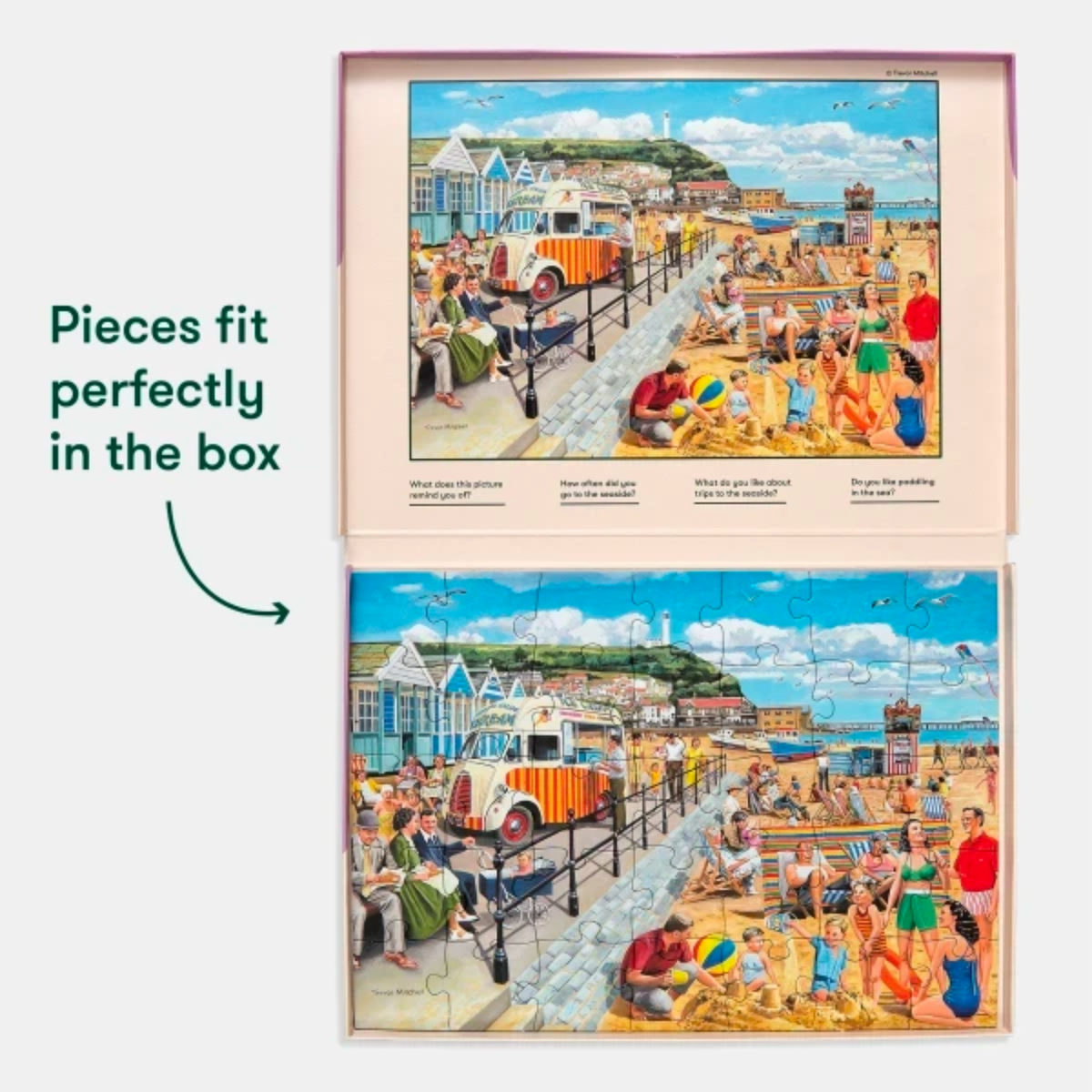 35-Piece Jigsaw Puzzle Seaside Nostalgia