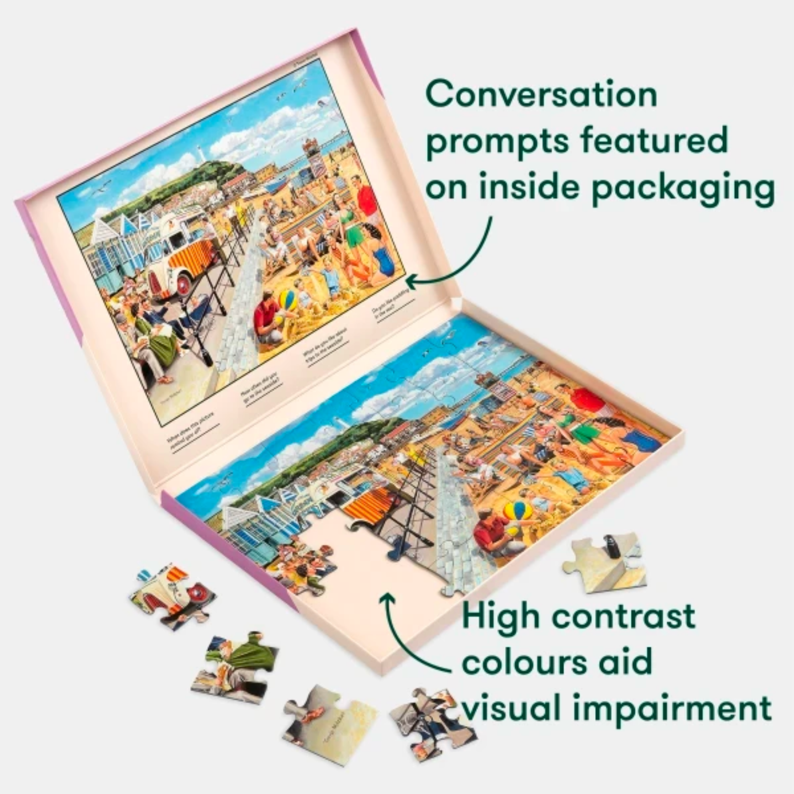 35-Piece Jigsaw Puzzle Seaside Nostalgia