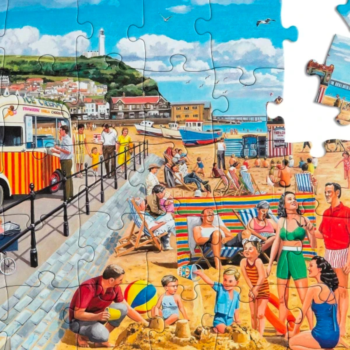 35-Piece Jigsaw Puzzle Seaside Nostalgia