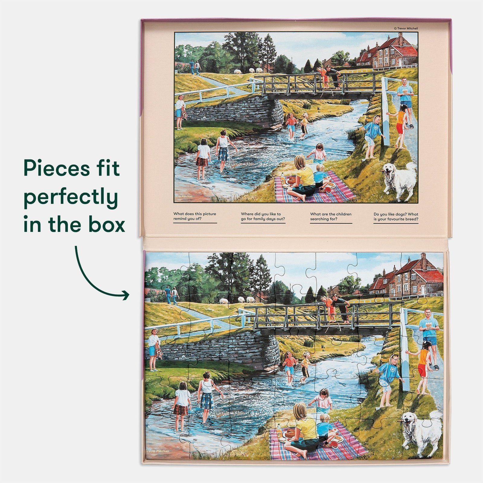 35-Piece Jigsaw Puzzle Spring Picnic