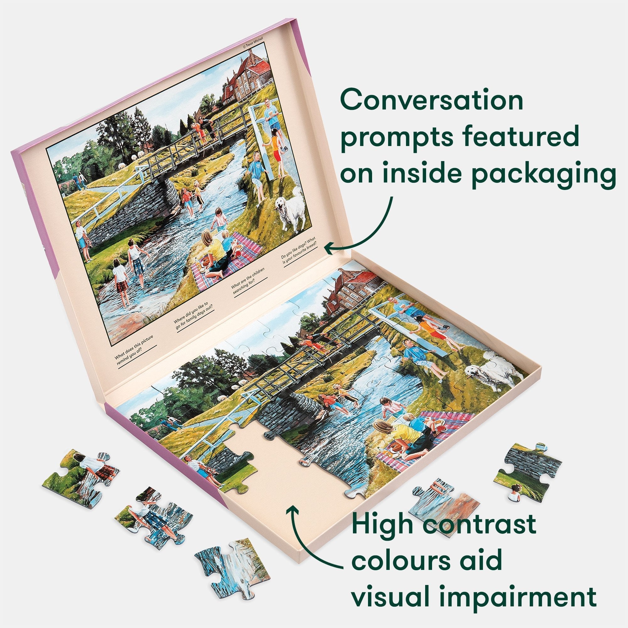 35-Piece Jigsaw Puzzle Spring Picnic