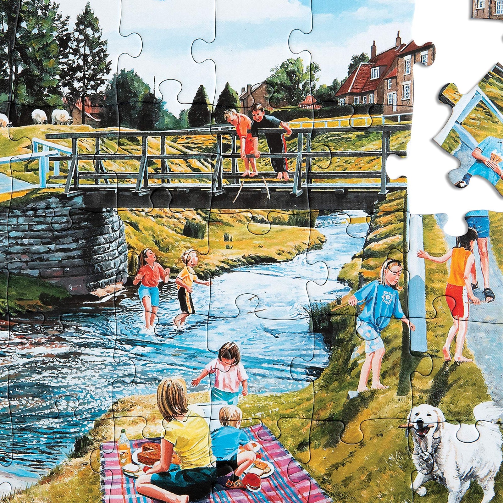 35-Piece Jigsaw Puzzle Spring Picnic