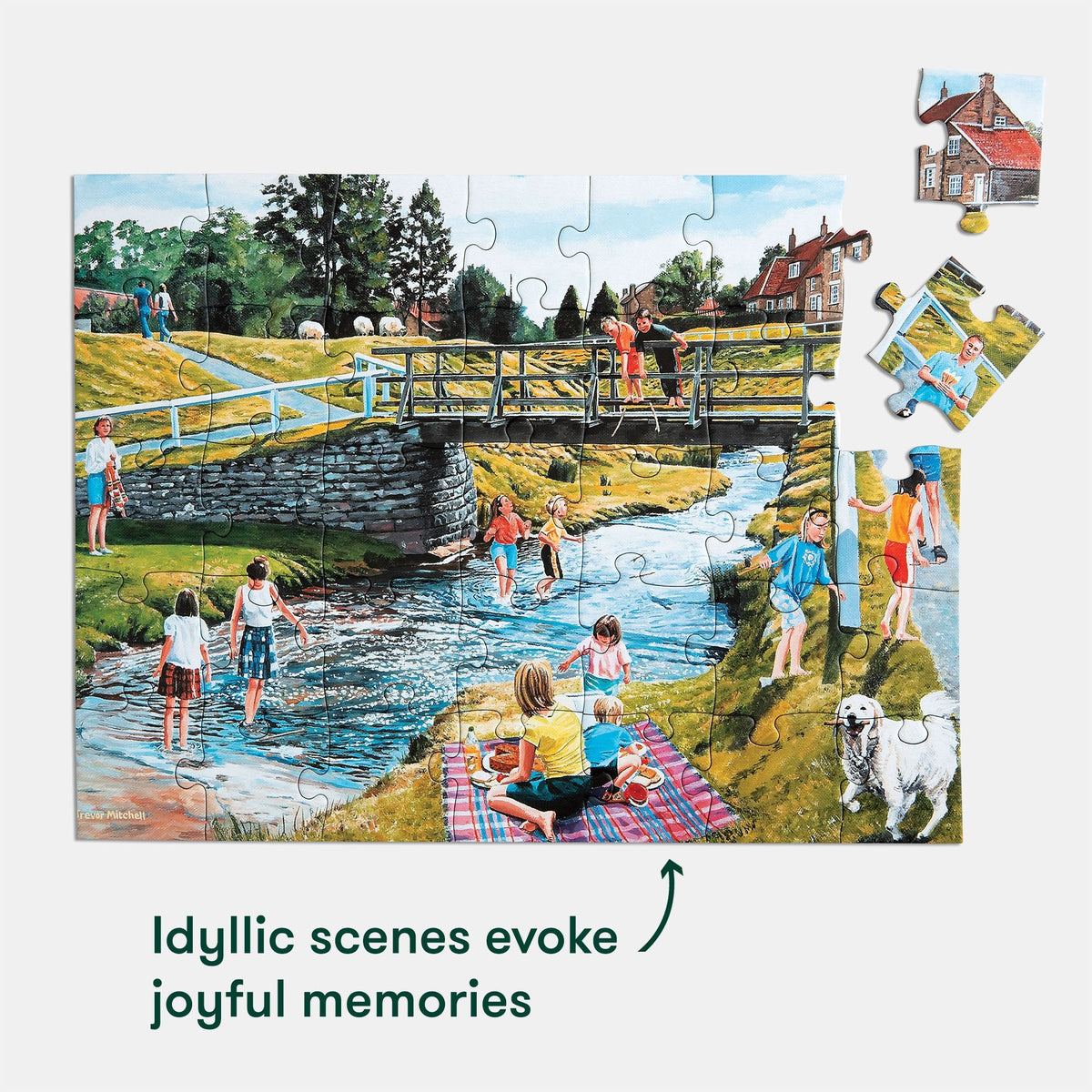 35-Piece Jigsaw Puzzle Spring Picnic