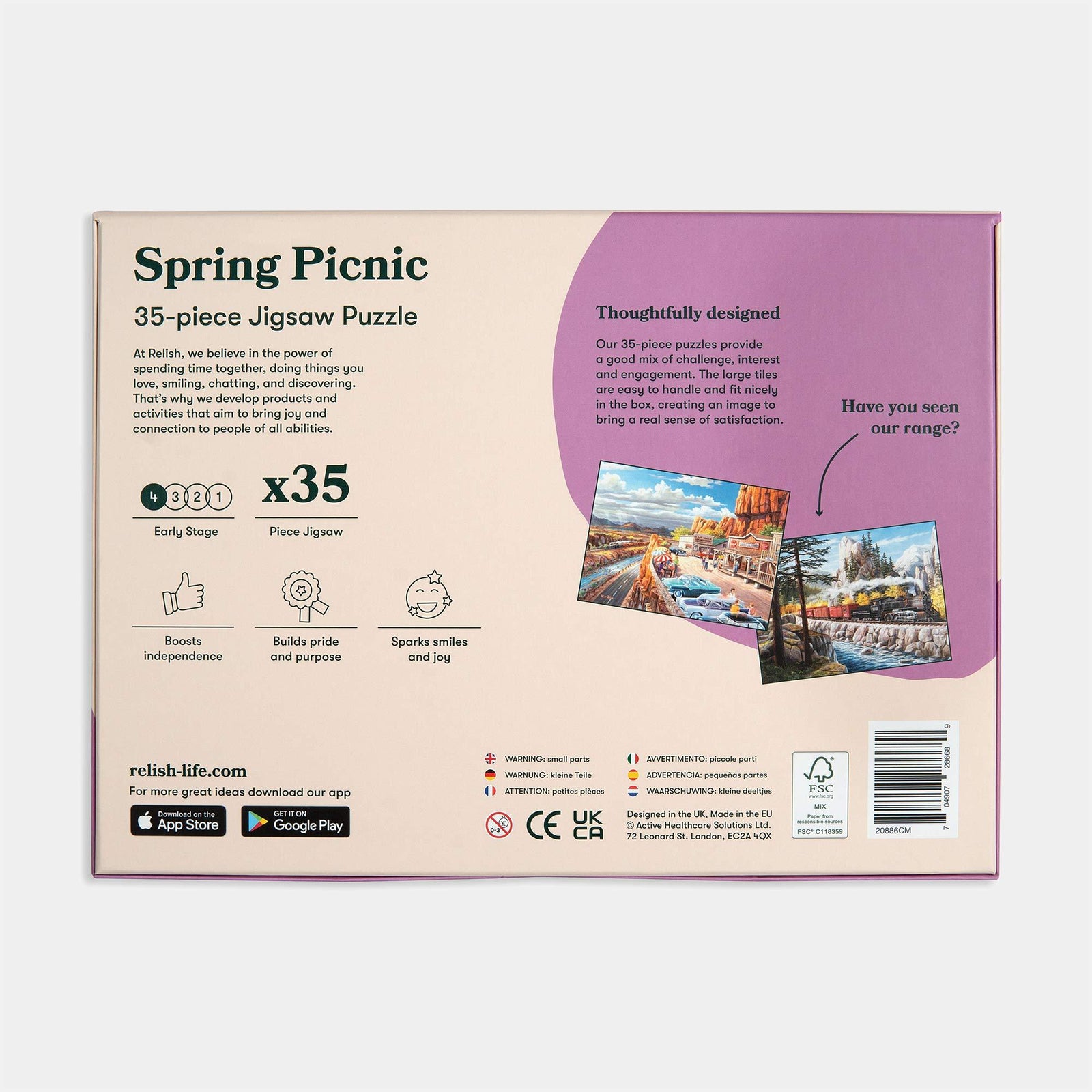 35-Piece Jigsaw Puzzle Spring Picnic