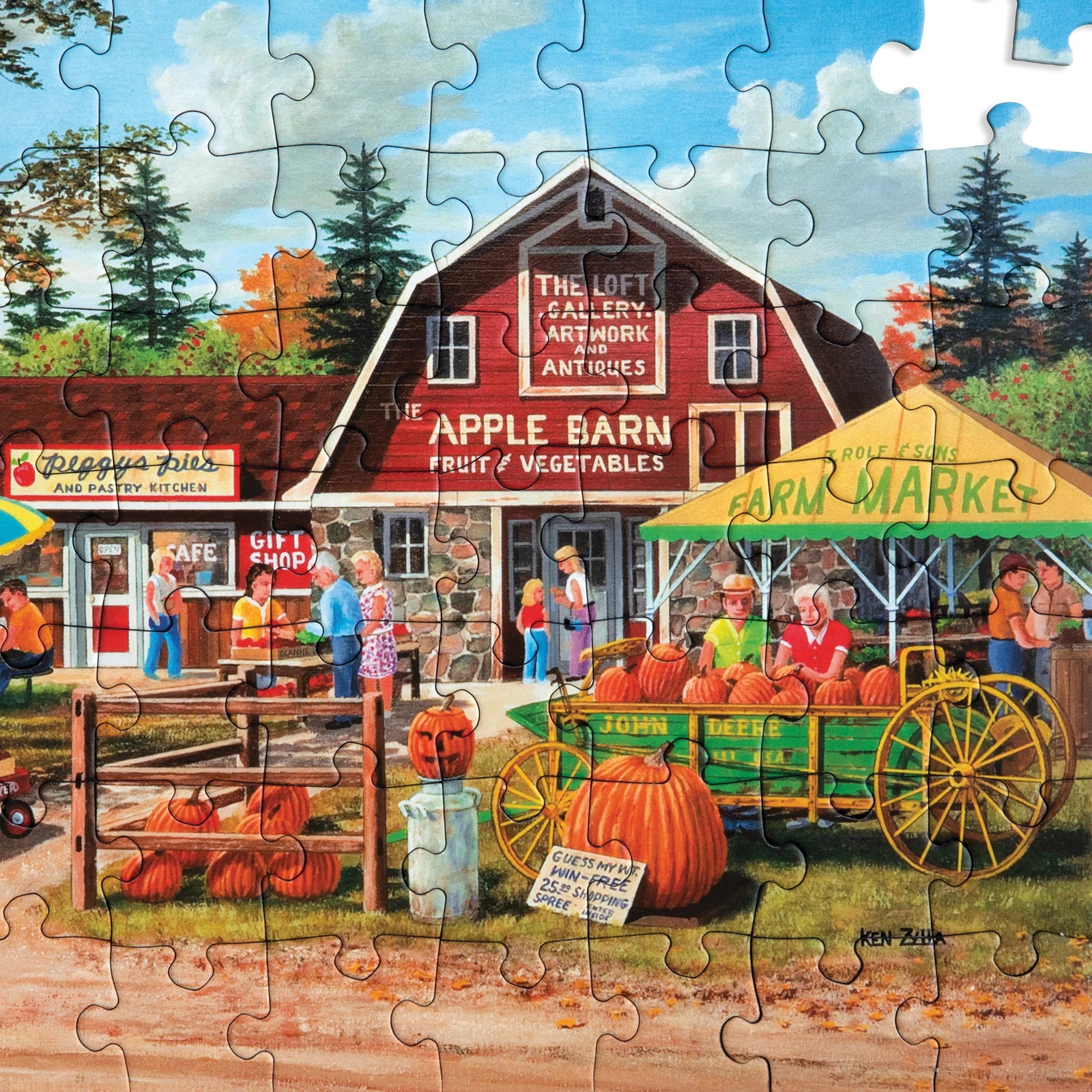 63-Piece Jigsaw Puzzle Farmers Market