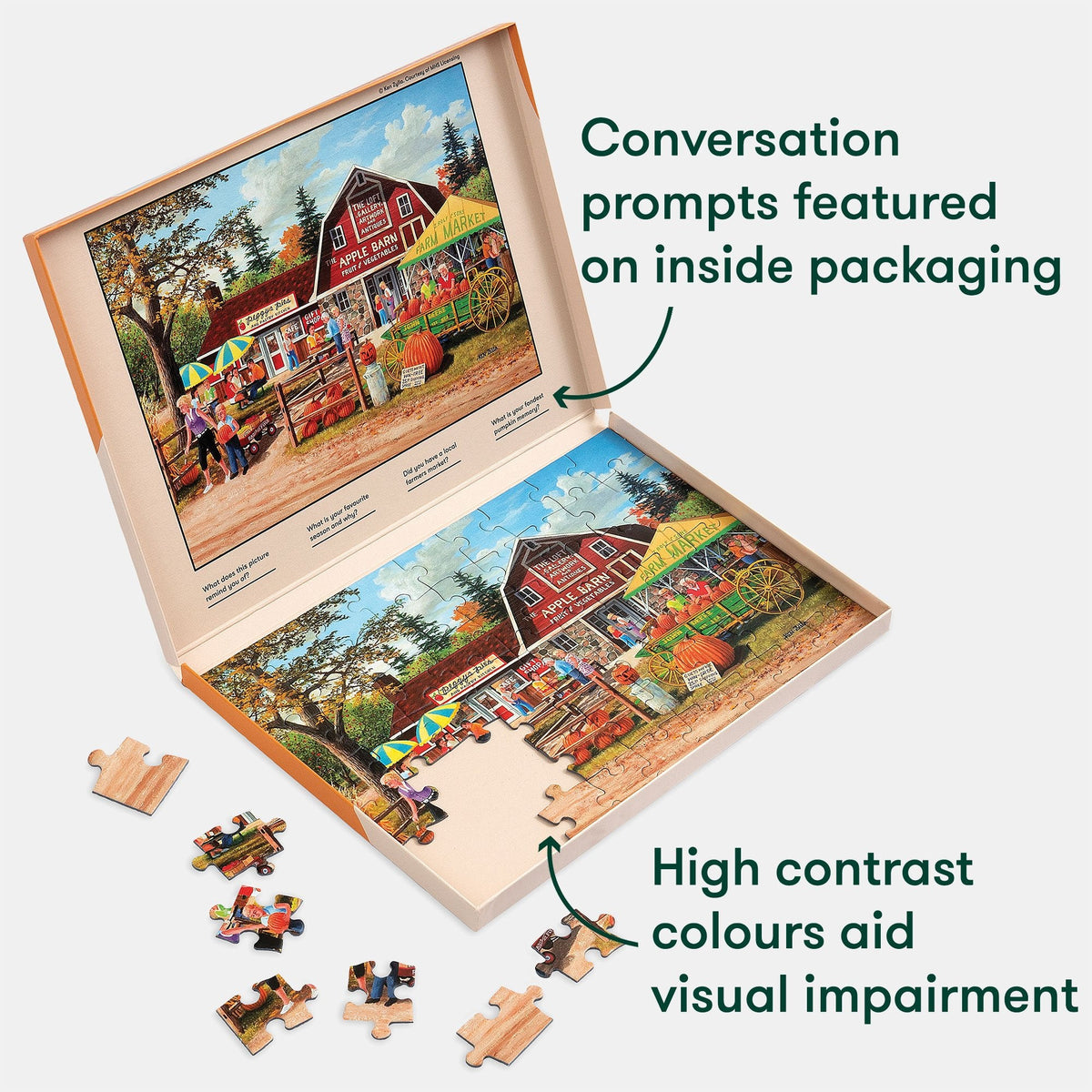 63-Piece Jigsaw Puzzle Farmers Market