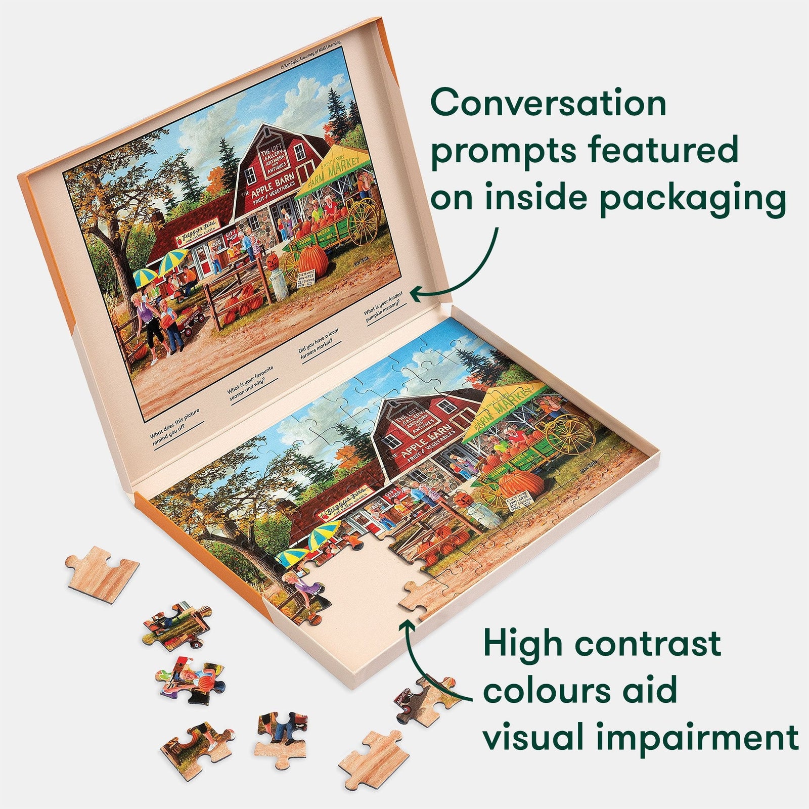 63-Piece Jigsaw Puzzle Farmers Market