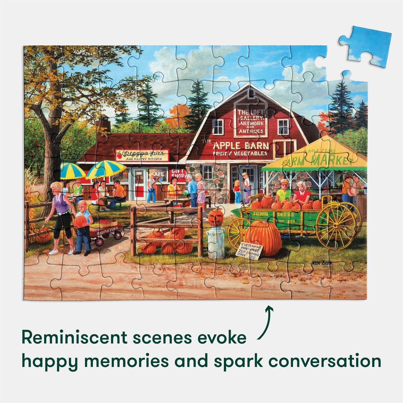 63-Piece Jigsaw Puzzle Farmers Market