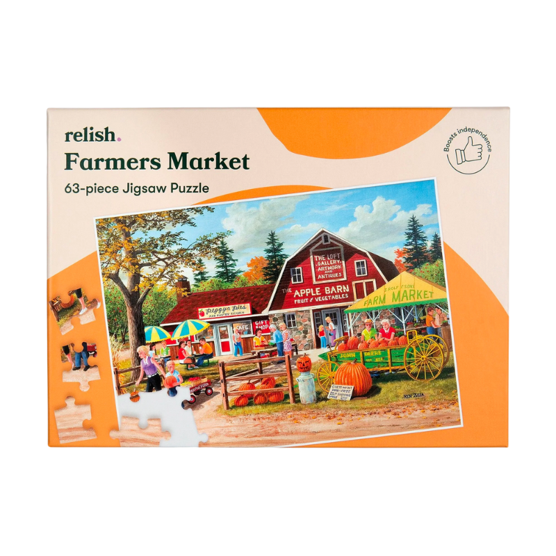 63-Piece Jigsaw Puzzle Farmers Market