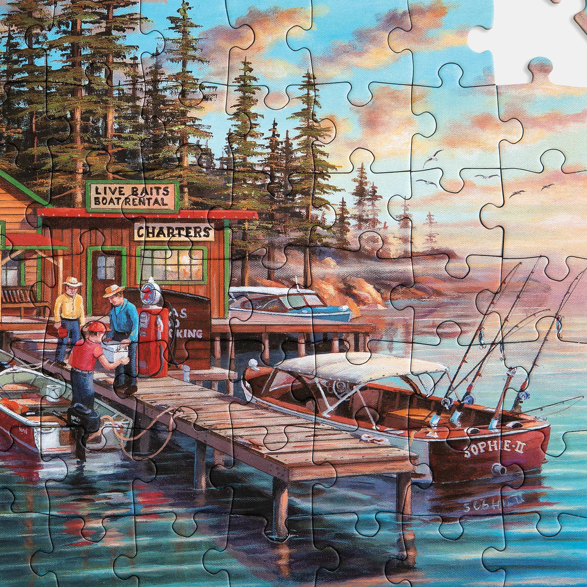 63-Piece Jigsaw Puzzle Lakeside Vacation