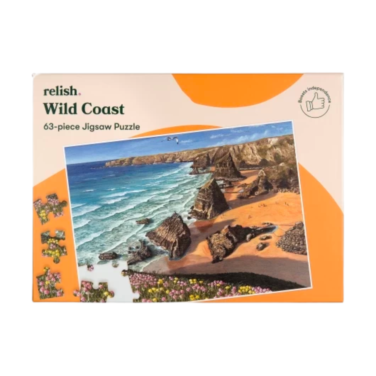 63-Piece Jigsaw Puzzle Wild Coast