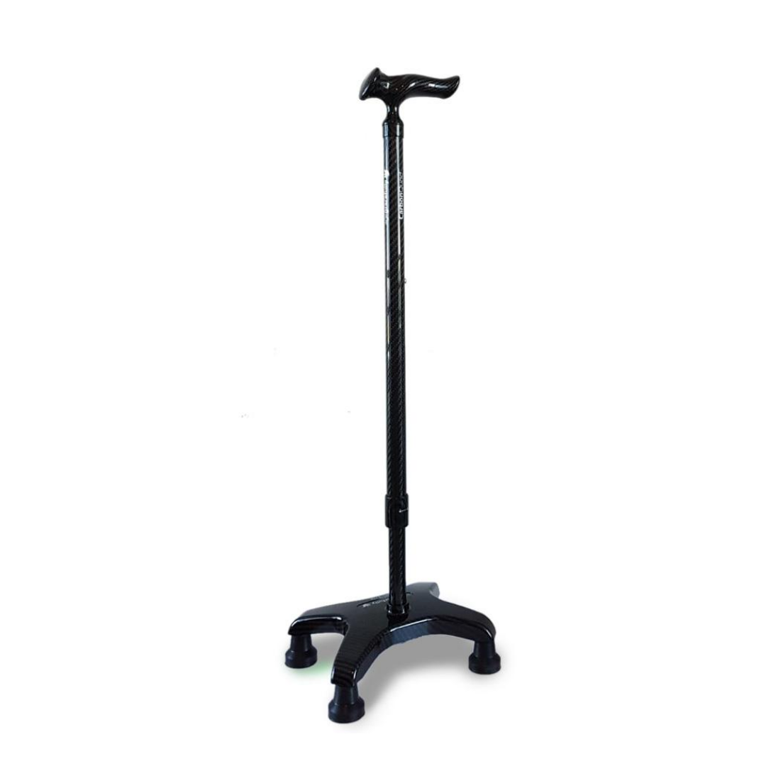 AgeGracefully Carbon Fiber Quad Cane Ergonomic Handle Only / Medium Quad