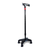 AgeGracefully Carbon Fiber Quad Cane Essential Handle with Manual Alarm / Medium Quad