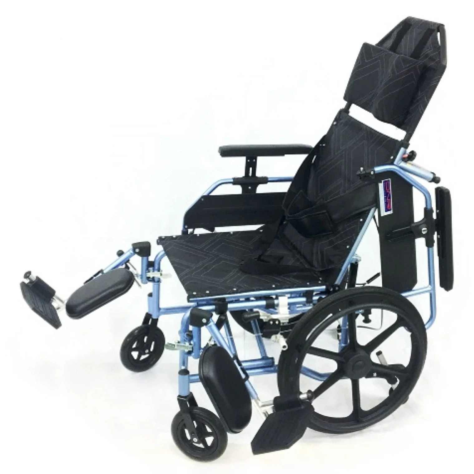 APLUS Lightweight Recliner Wheelchair 16" Seat Width