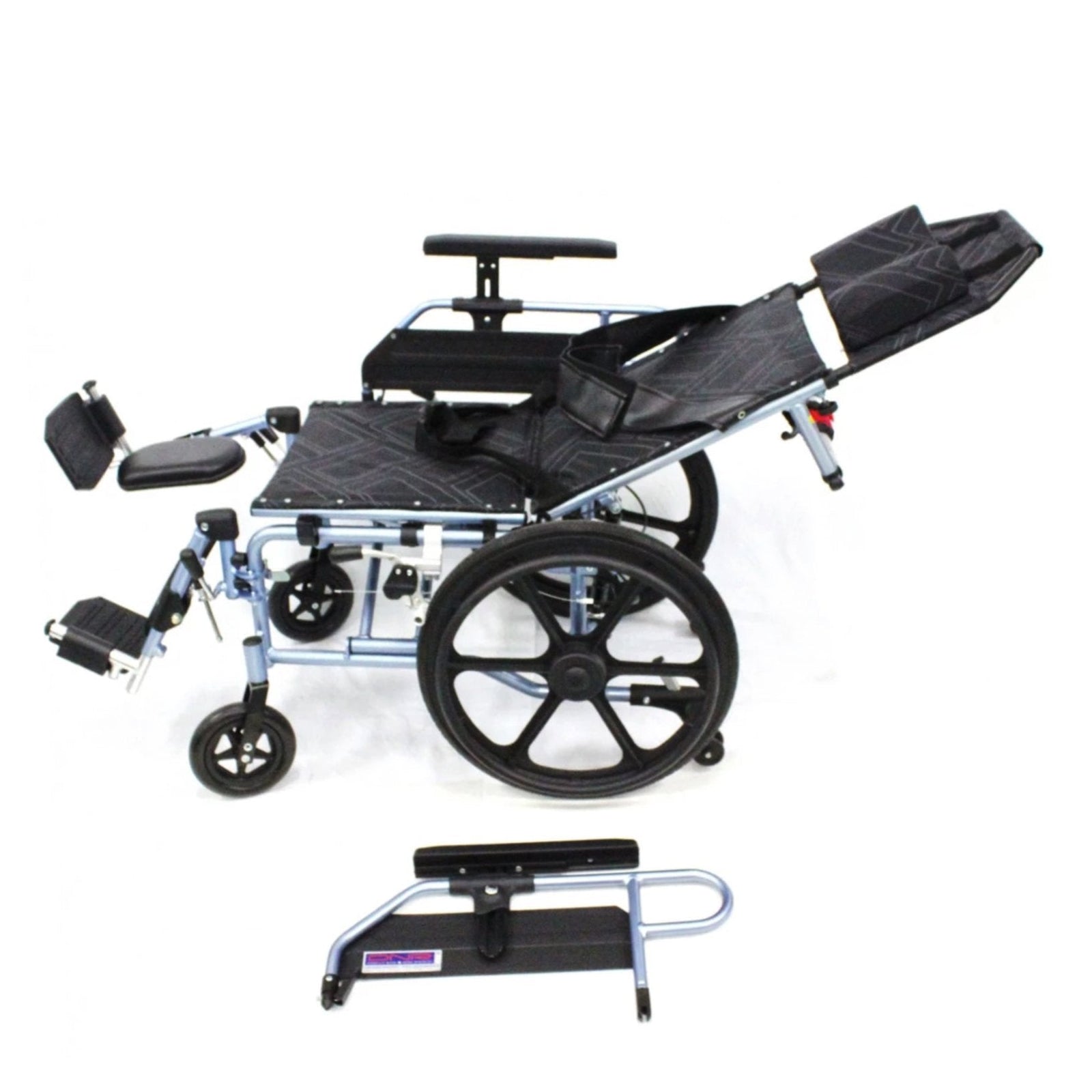 APLUS Lightweight Recliner Wheelchair