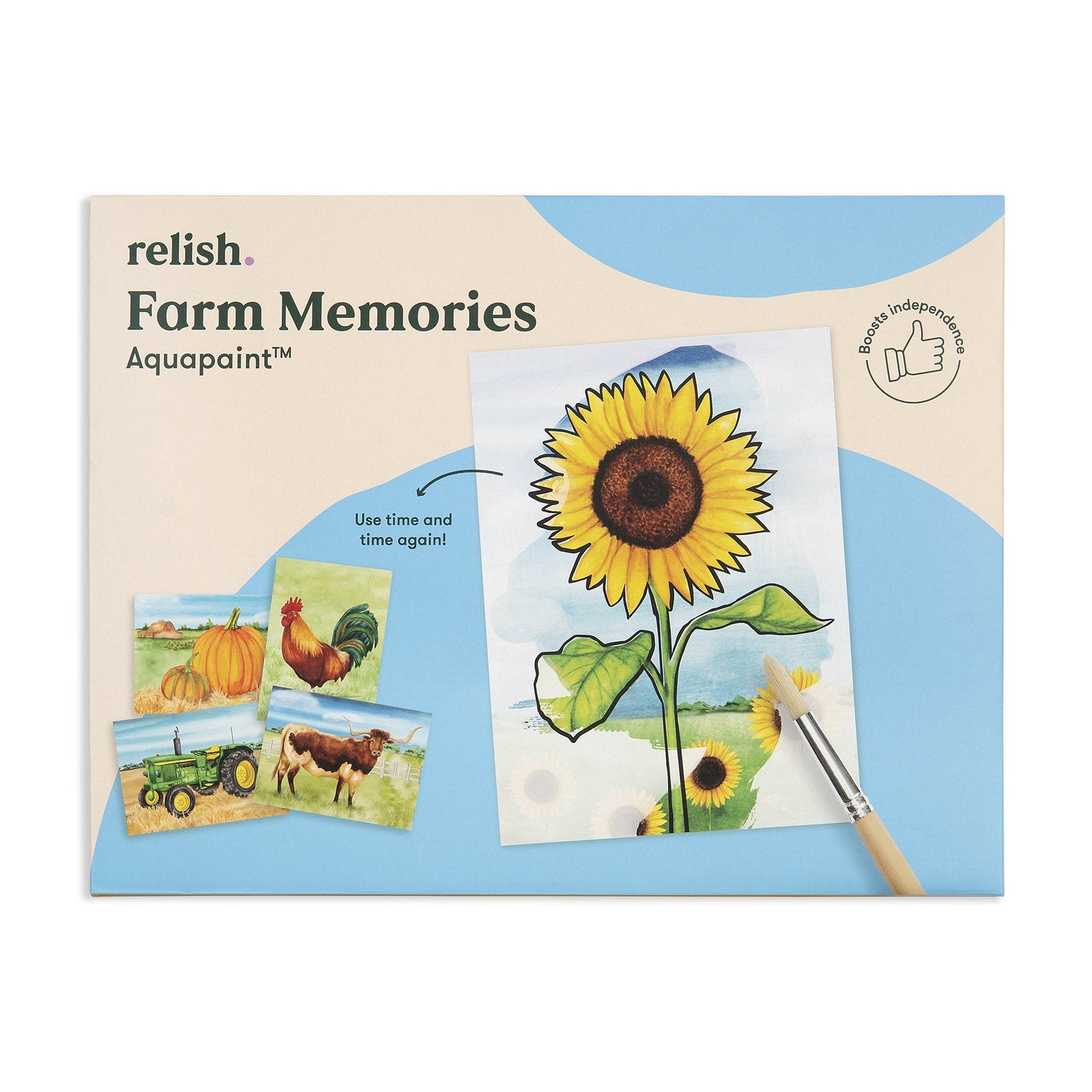 AquaPaint Dementia Activity Set (Farm Memories)
