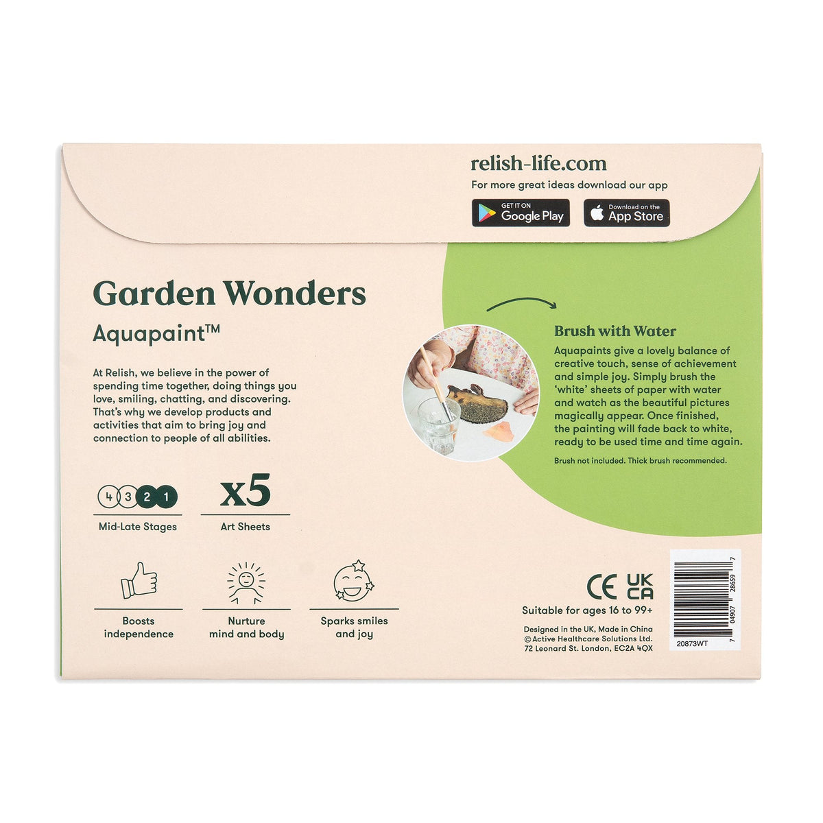 AquaPaint Dementia Activity Set (Garden Wonders)