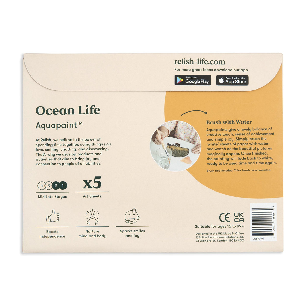 Aquapaint Dementia Activity Set (Ocean Life)