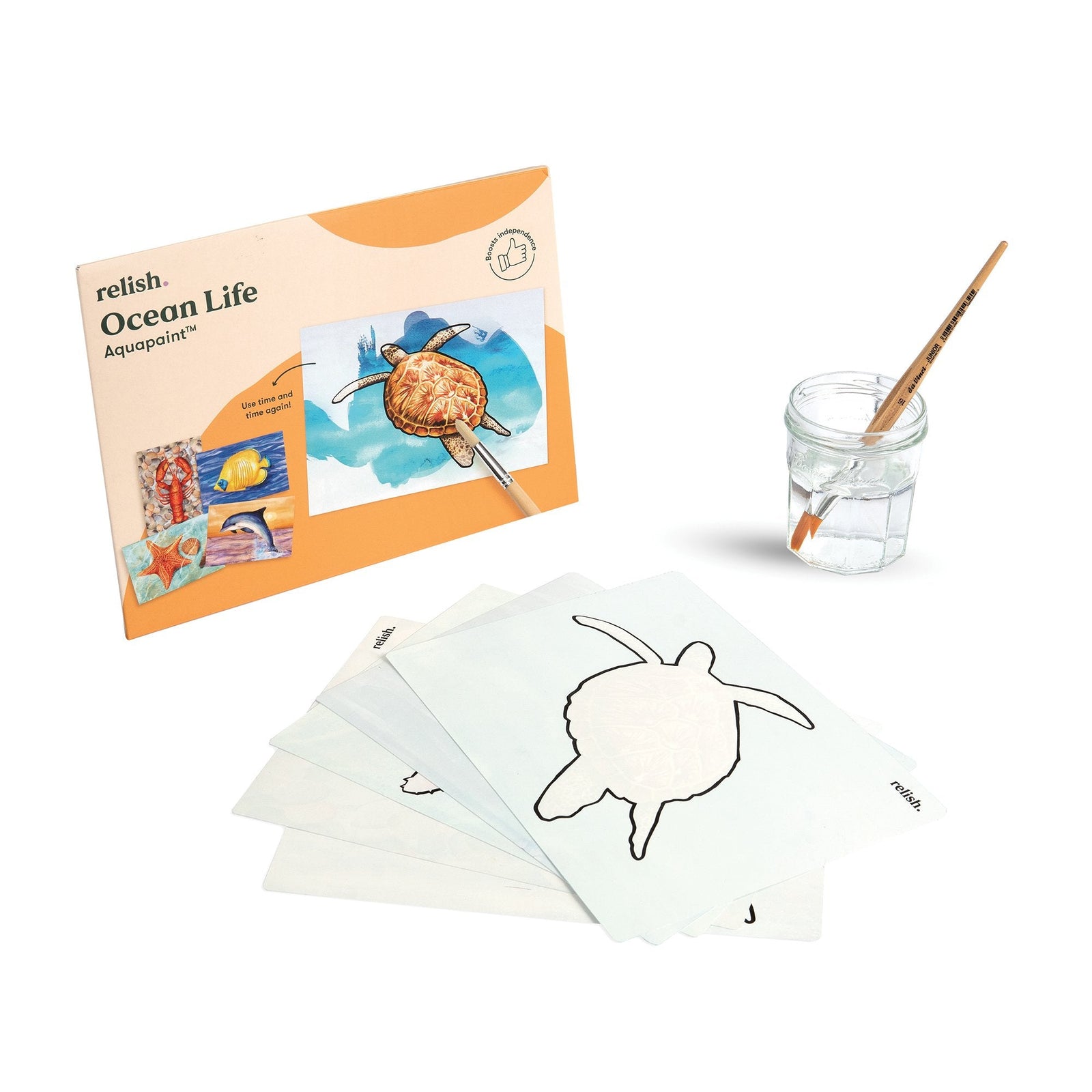 Aquapaint Dementia Activity Set (Ocean Life)