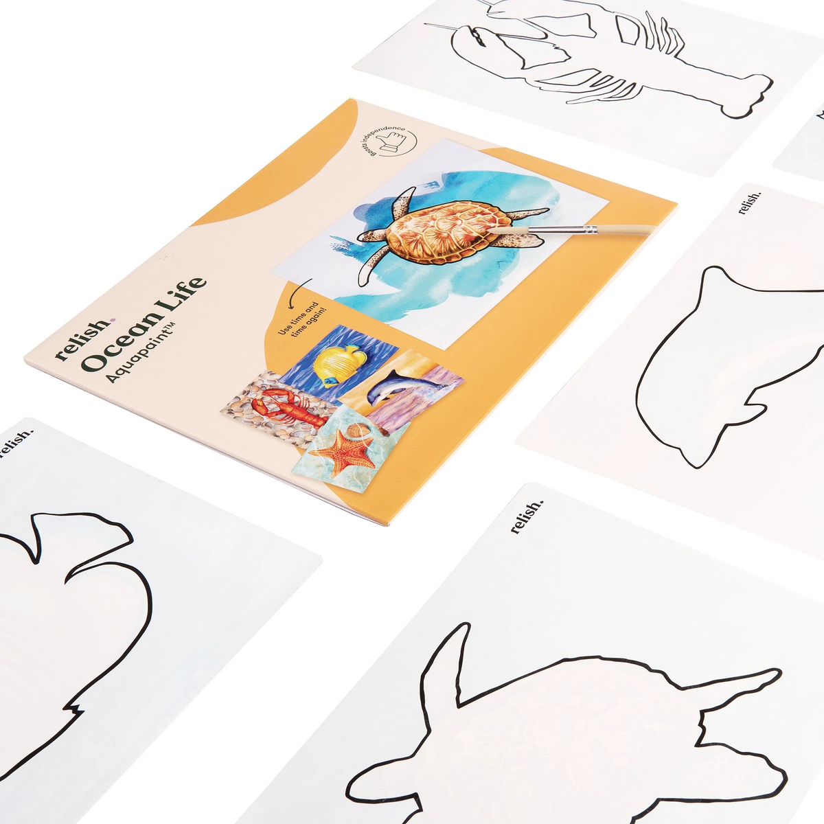 Aquapaint Dementia Activity Set (Ocean Life)