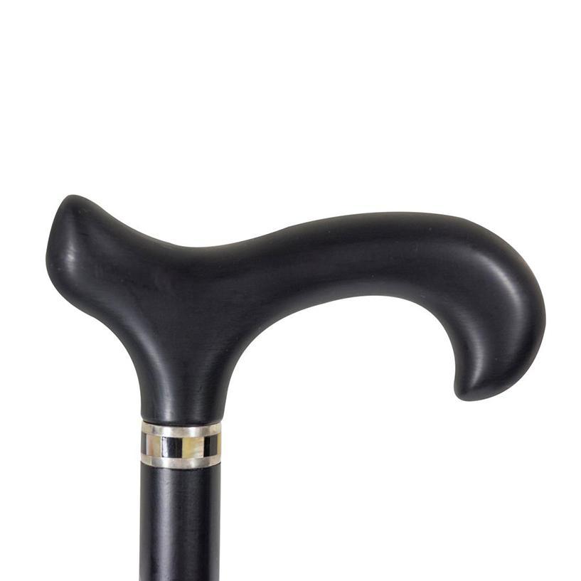 Art Deco Collar Beech Derby Cane