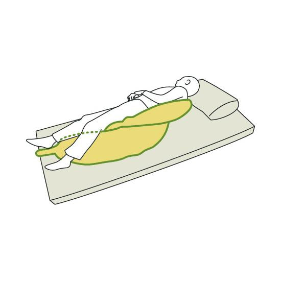 Banana Turn Pillow for Positioning Support by Paramount Bed Japan