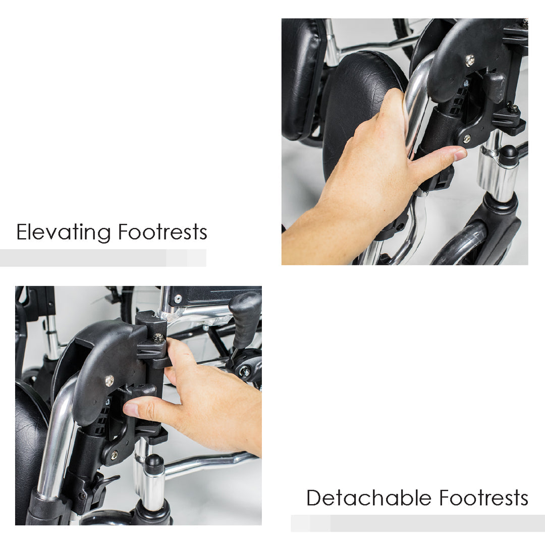 Bion iLight Elevating Legrest Lightweight Wheelchair (18")