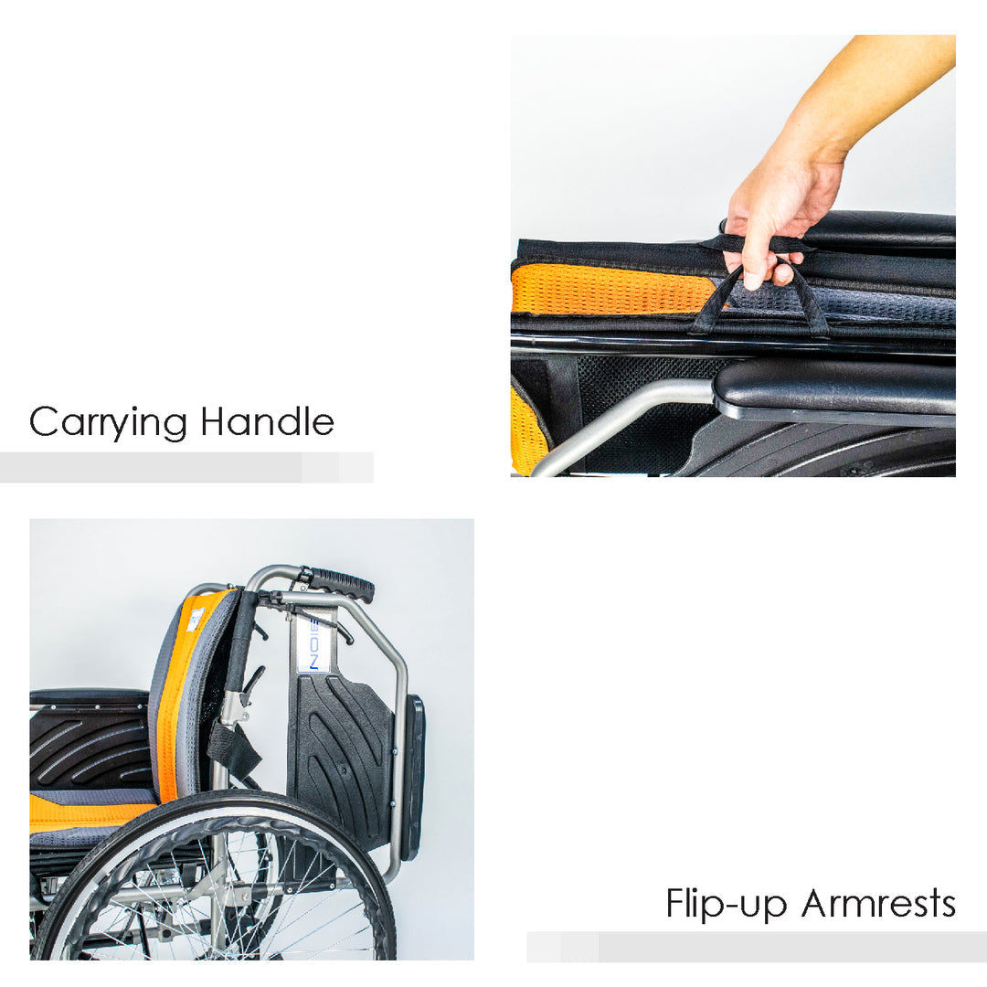 Bion iLight Elevating Legrest Lightweight Wheelchair (18")