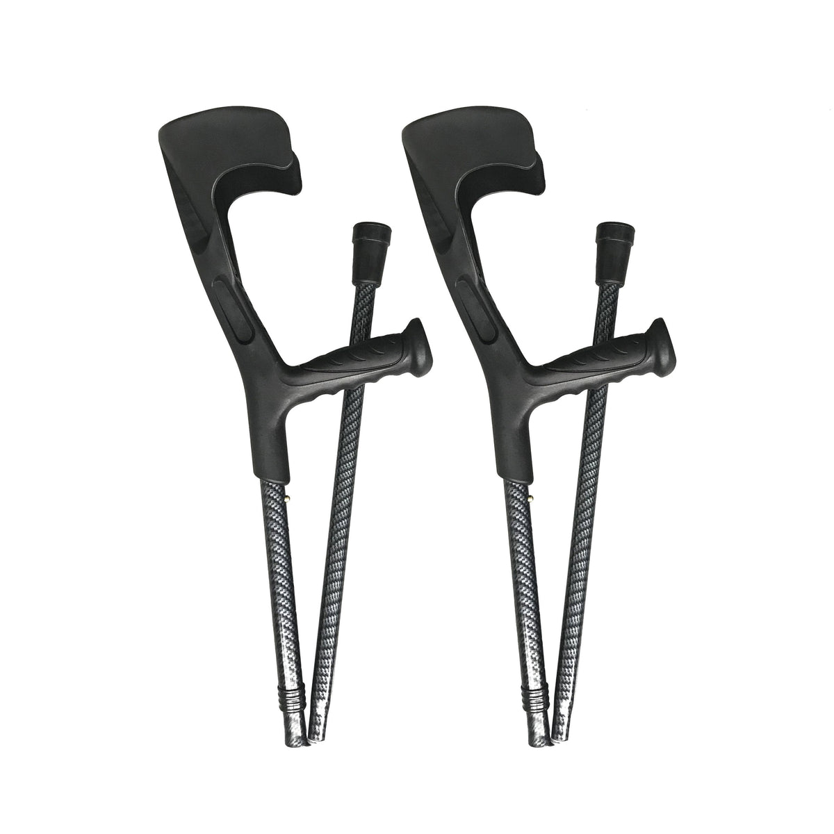 Black Urban Foldable Crutches (Pair)