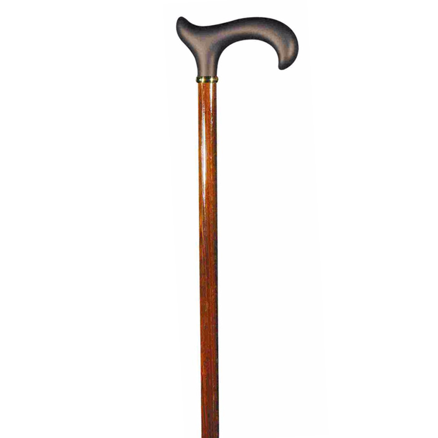 Brown Soft-Touch Derby Cane