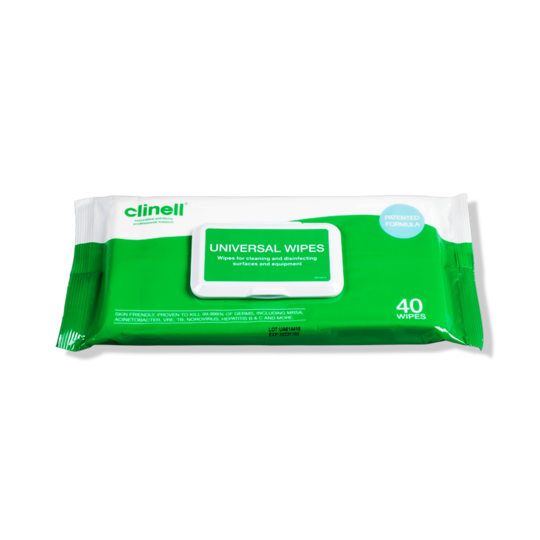 Clinell Universal Non-Alcohol Disinfecting Wipes (UK)