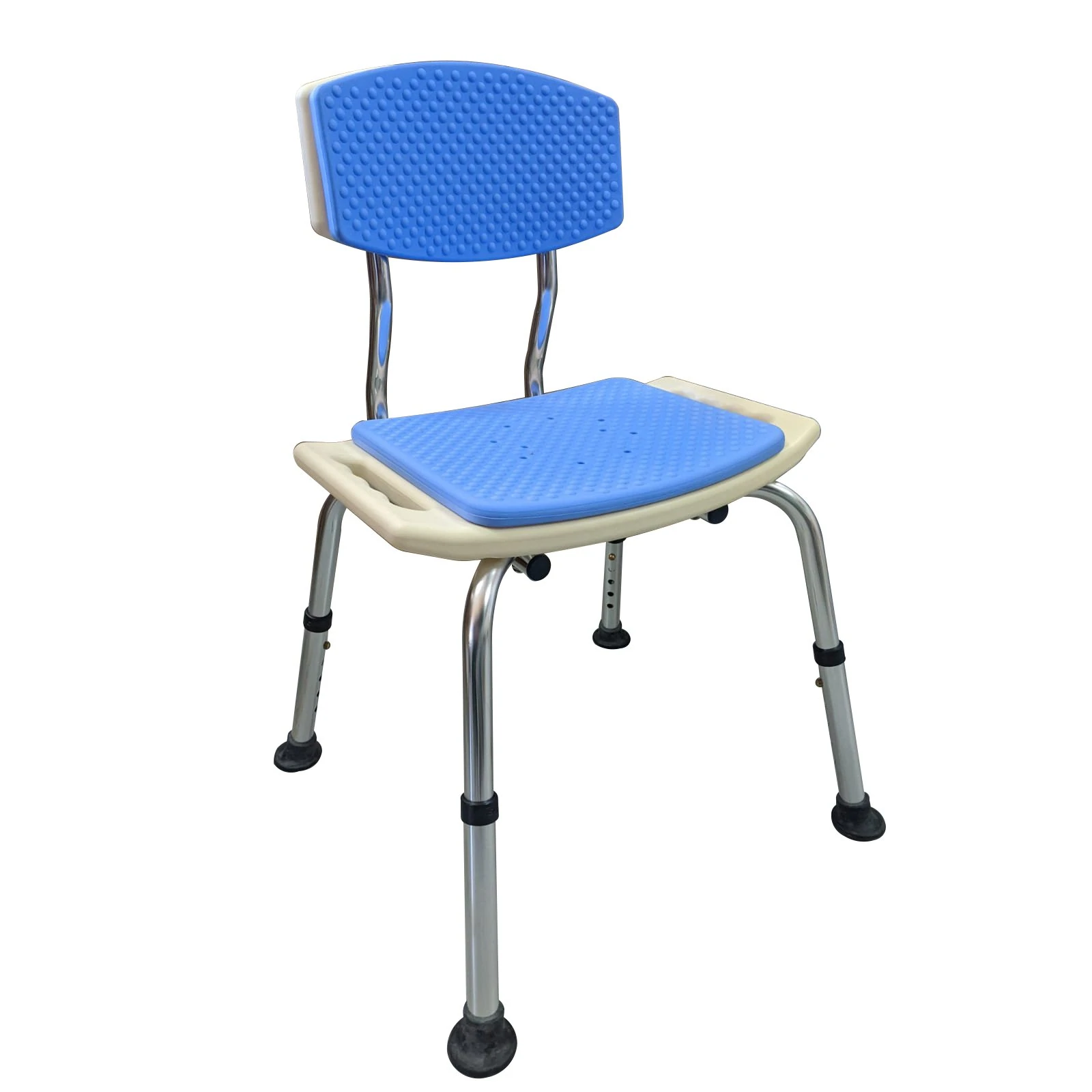 Comfy Padded Shower Chair with Backrest