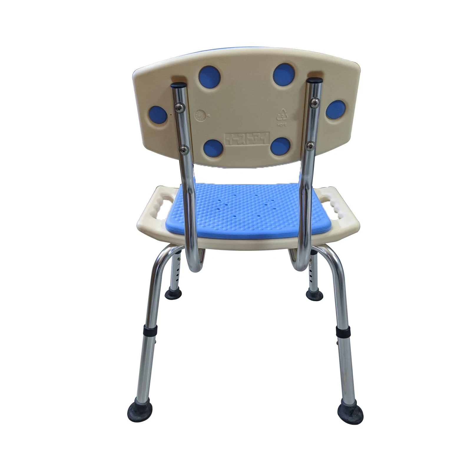 Comfy Padded Shower Chair with Backrest
