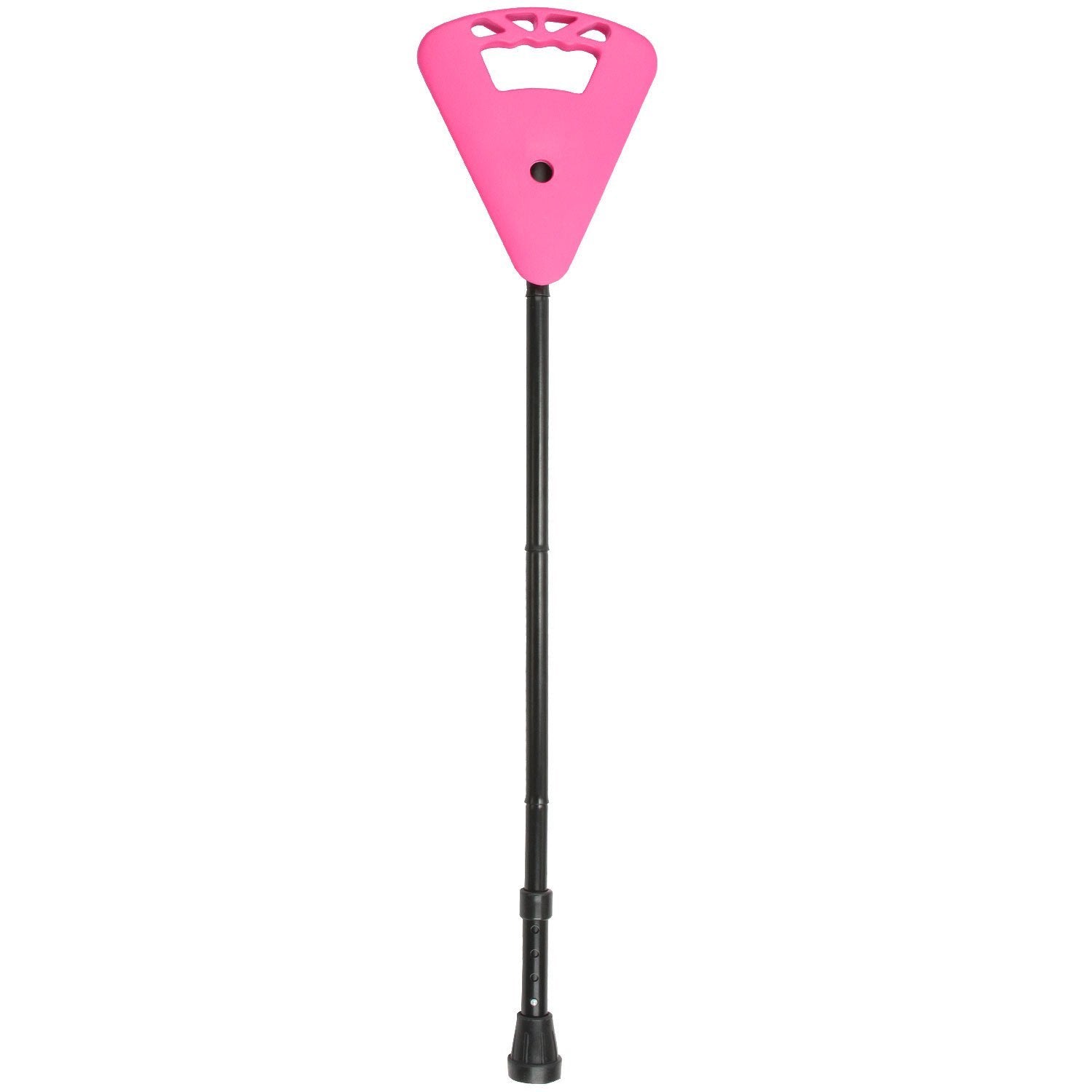 Flipstick Folding Adjustable Seat Cane (Neon Pink)