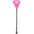 Flipstick Folding Adjustable Seat Cane (Neon Pink)