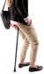 Flipstick Folding Adjustable Seat Cane (Neon Pink)