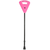 Flipstick Folding Adjustable Seat Cane (Neon Pink)