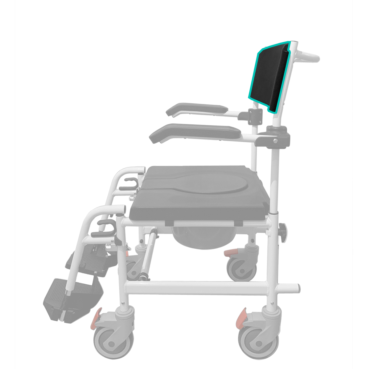 HappyBath 3-in-1 Deluxe Aluminium Commode Chair Spare Parts